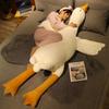 Cute White Goose Feather Plush Duck Hug Pillow Doll - Perfect Birthday Gift for Girls