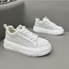 Little white shoes men's new drop plastic woven mesh breathable casual shoes fashion versatile board shoes trendy sports shoes