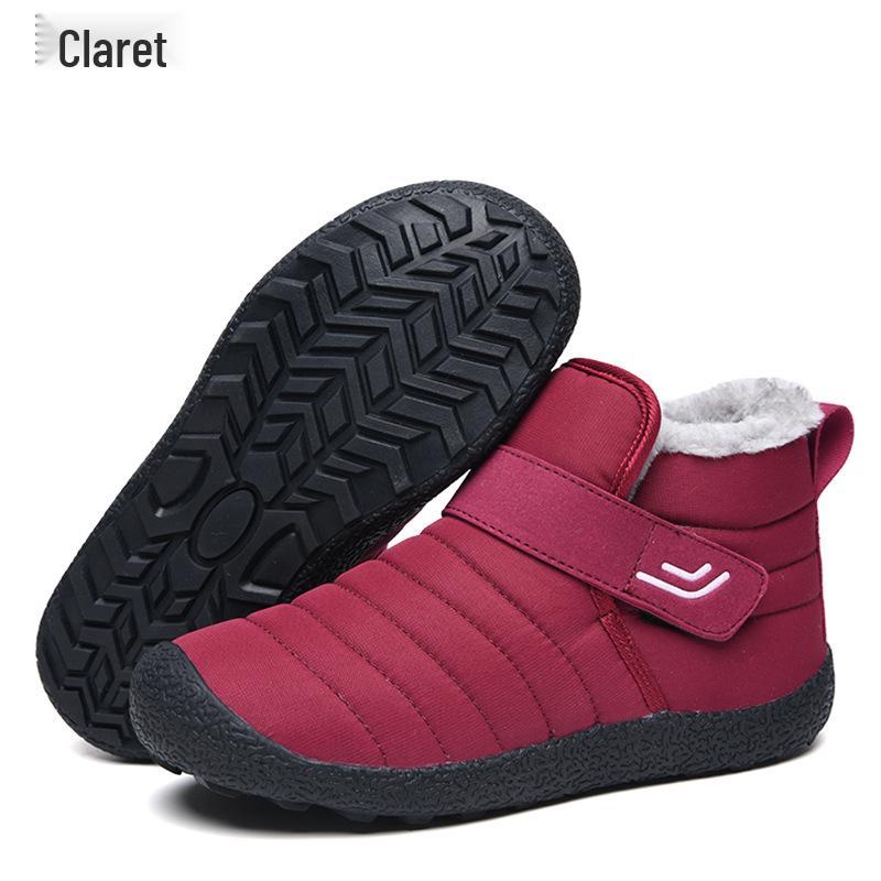 

Унисекс Зимние Водонепроницаемые Ботинки на Меху - Нескользящие, Утепленные Хлопком Короткие Ботинки 36