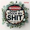 Vintage 8x8 Inch Funny Warning Metal Sign Industrial Wall Art Home Kitchen Decor