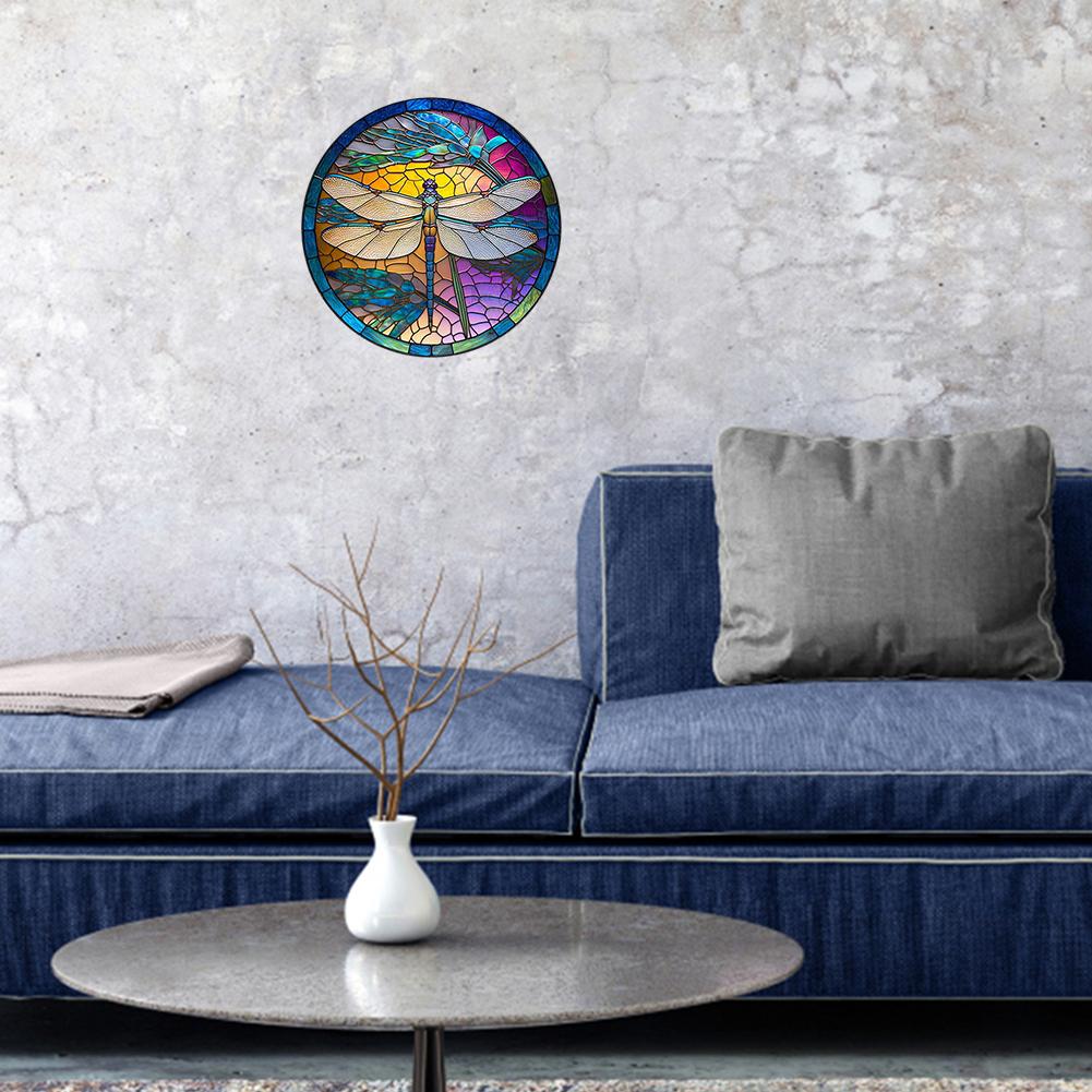 Dekor ważki Statuetka do salonu Płyta akrylowa Imitacja szkła Okno zewnętrzne