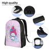 M-Melodies Backpack for Men Women School College Student Bookbag Fits 15 Inch Laptop Cute Rabbit Bags