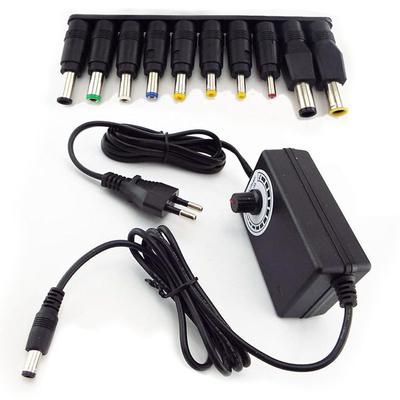 Univerzální nastavitelný CCTV napájecí adaptér AC 100-240V na DC 3-12V 3A 36W Nabíječka 5,5x2,1mm Jack konektor DC zásuvka E1