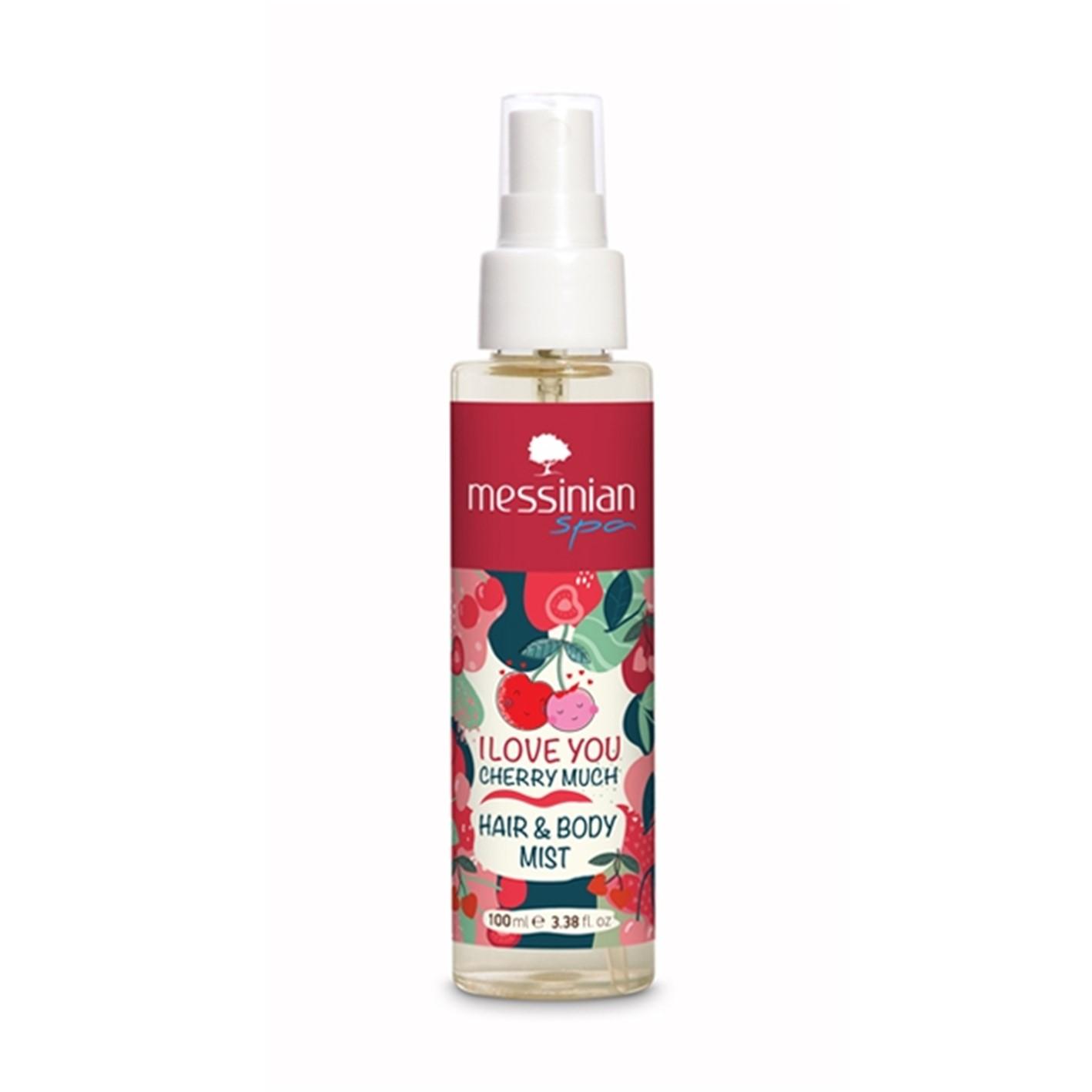 Beauty Ornamenta Unisex I Love You Cherry Much Body And Hair Spray Messinian Spa 100 Ml