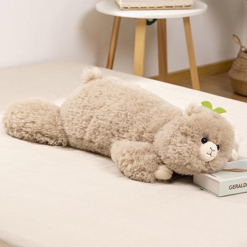 Cute Alpaca Plush Toy Large Long-Haired Lamb Doll Doll Wedding