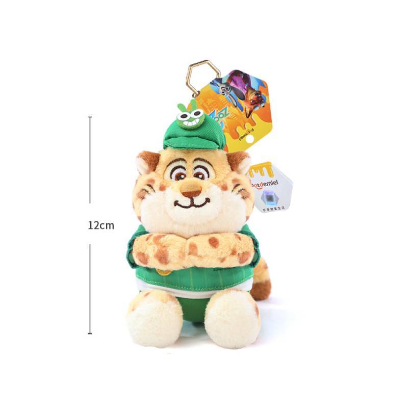 Zootropolis Judy Nick Fox Plush Keychain Cute Backpack Charm For Girls
