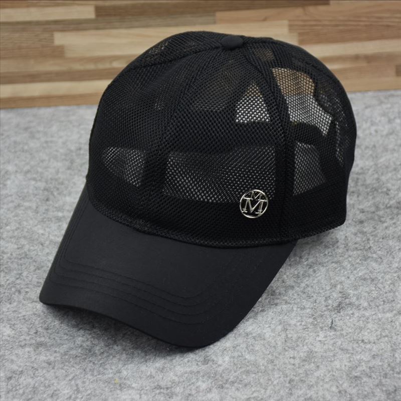 Double M standard full network baseball cap summer travel sunscreen visor breathable fashion shopping trend net hat millinery tide