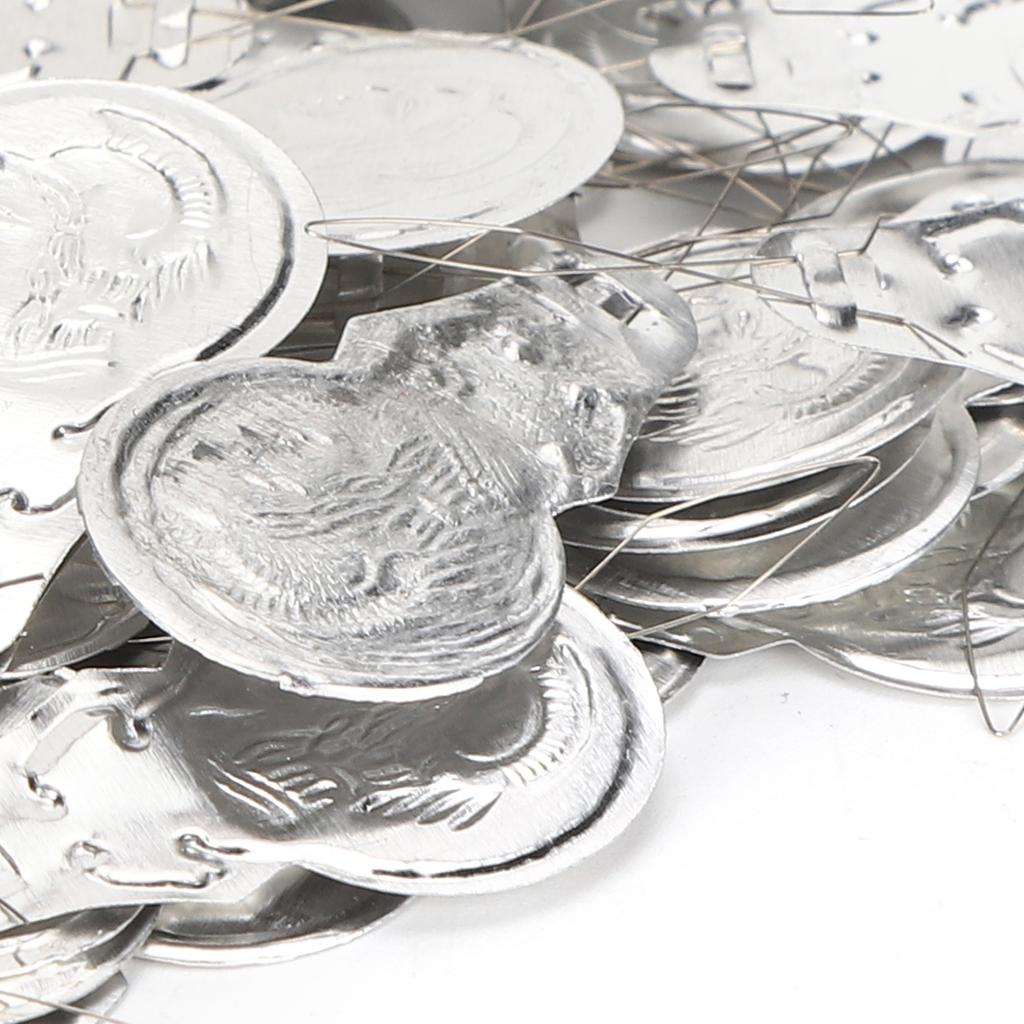 100Pcs   Needle Threader Aluminum Wire   CrossStitch Insertion Hand Machine Sewing Tool(Single   )