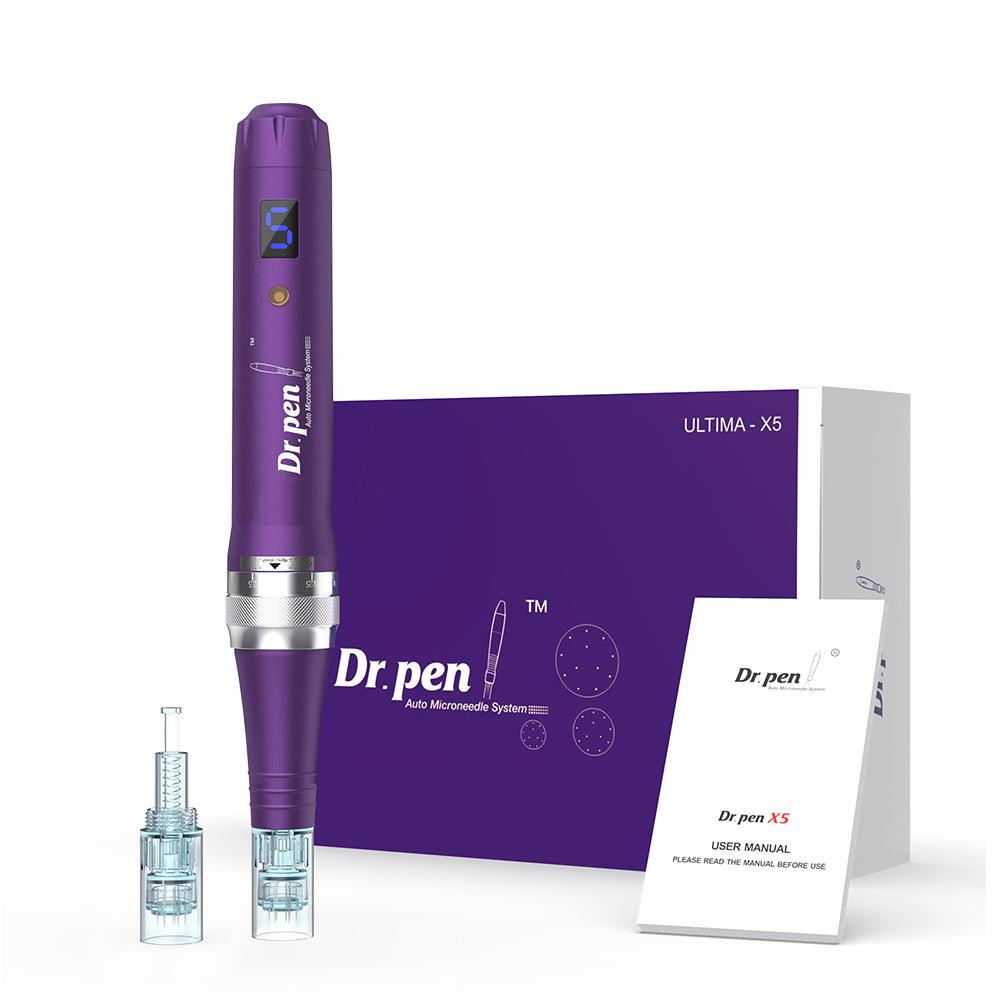Dr.Pen X5 Wireless Derma Pen Microneedling Derma Rolling MTS Micro Needle Therapy System Skin Care Beauty Tool With 12Pcs Needles Cartridges