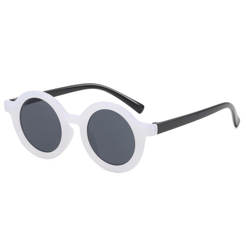 Fashionable New Children's Sunglasses with UV Protection and Sun Protection, Cute and Trendy Baby Concave Shaped Glasses