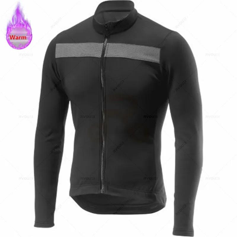 Thermal Fleece Cycling Jersey Set, Racing Bike Suit, Mountain Bicycle Clothing, New Team, Winter Velvet Warm Cycling Clothing Suit Set