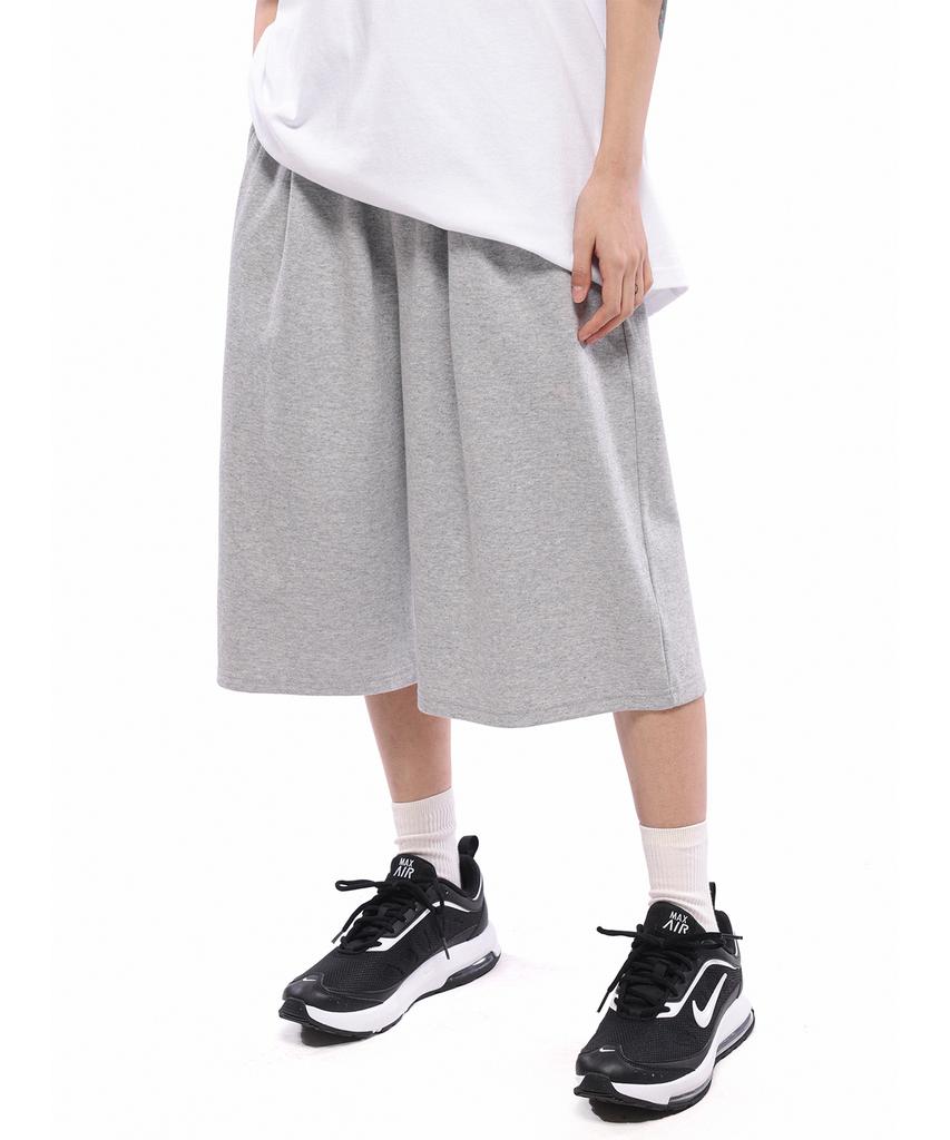 ANOTHER ARCHIVE Mega Bermuda Single-Pleat Wide Shorts_Black