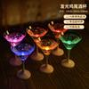 6PCS Wine Glass Wedding Champagne Glasses Lover Wedding Glass Goblet Banquet Wedding Decoration Led Luminous Creative Cup