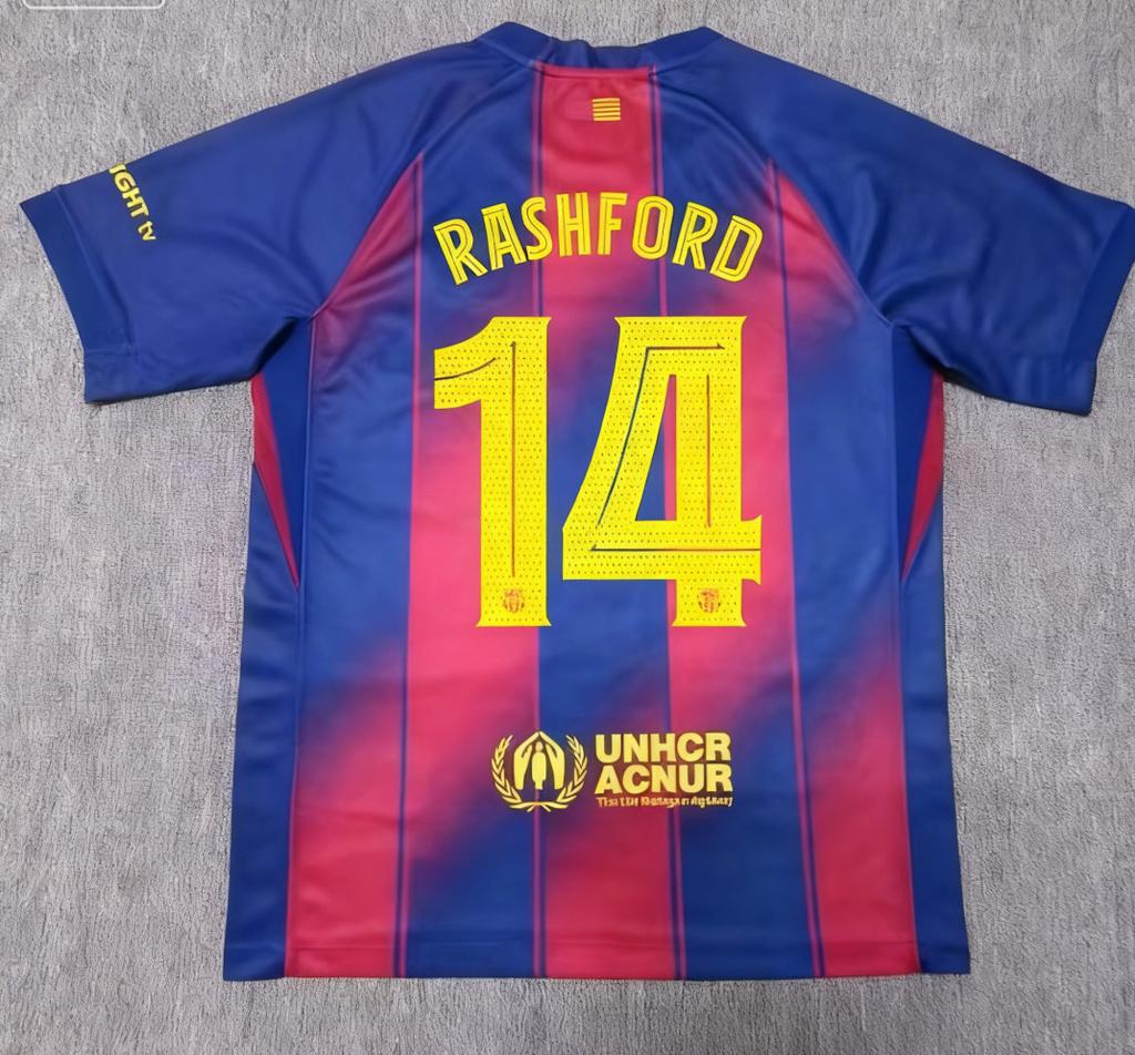 26 Real Madrid Barcelona dres č.. 10 Mbappe 14 Rashford Ne. 10 Yamal fotbalový dres