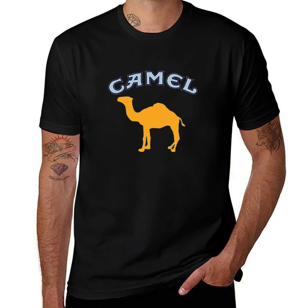 T-shirt Essentiel Logo Camel Cigarettes Impression Originale T-shirt Décontracté