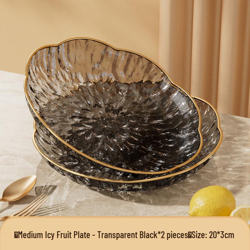 Modern Luxury Fruit and Snack Display Plate for Living Room