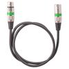 5pcs Professional R Male to Female Microphone Cable 3Pin R  Microphone Cable for -Stage Light Turn around