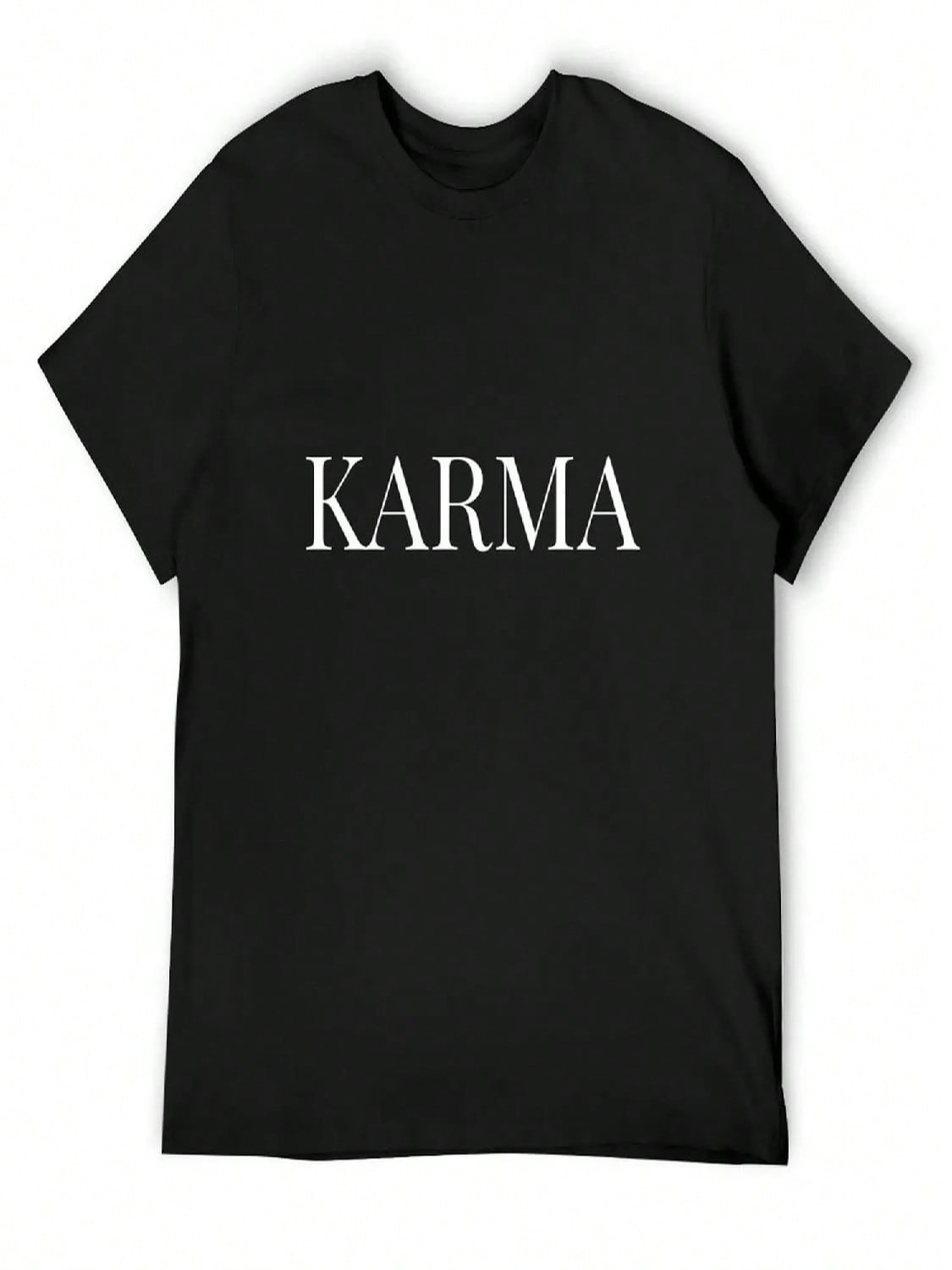 Karma Is My Boyfriend Boyfriend Tee T-Shirt Street Wear Luxury T-Shirt Korean Fashion T-Shirt unisex S
