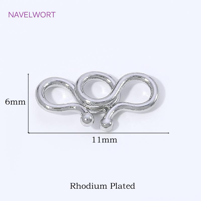 20/40Pcs 18K Gold Plated W Shape Clasps Connectors For Jewelry,Connectors For Bracelets Making,DIY Jewelry Making Findings