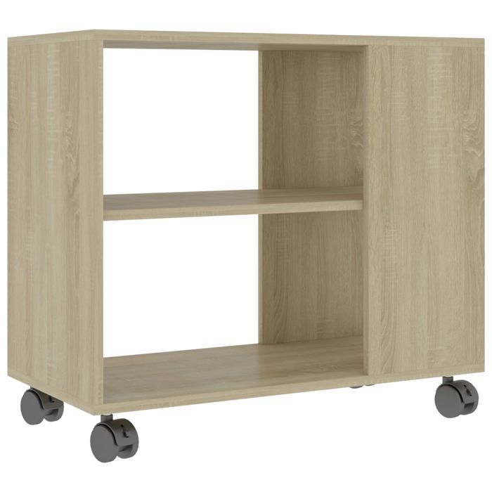 VidaXL Table d'appoint Chêne sonoma 70x35x55 cm Bois d'ingénierie 802123