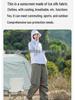 Women's Summer UV Protection Ice Silk Jacket - Lightweight, Breathable, and Original Yarn with Large Brim for Sun Safety