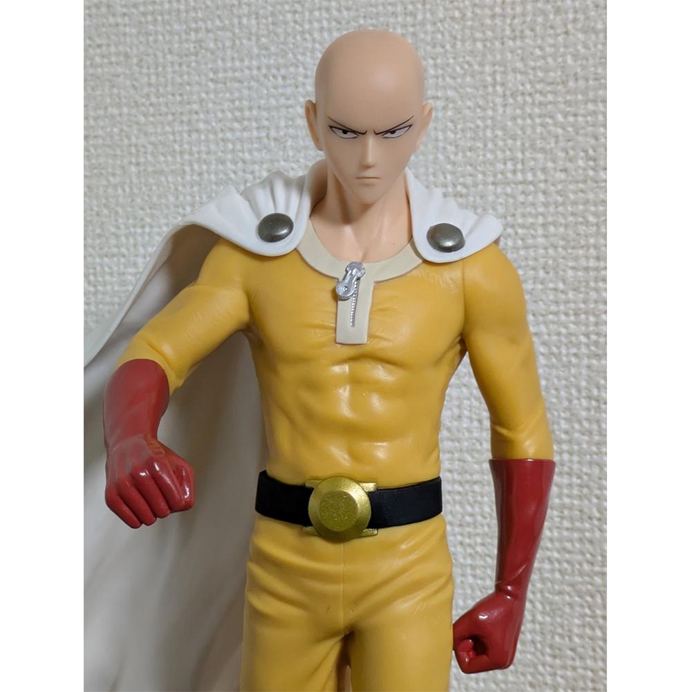 17CM Anime Saitama Figure Caped Baldy Bald Boy Saitama Action Figure Pvc Model Toy Static Collection Doll Desktop Ornament Gifts