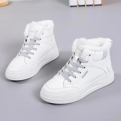 Fashion Winter Women's Boots 2024 New Thick Soled Women's Shoes Anti Slip Student Women Sports Shoe Casual Ankle Boots Warm Cotton Shoes