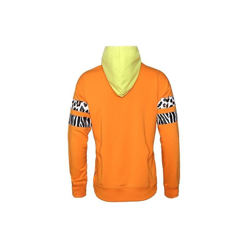 Converse Sweatshirts Men's Orange Hooded Moderate Regular 10017494-A01