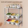 Stainless Steel Two-Tier Slanted Gastronorm Pan Holder