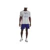 Under Armour American Vintage Graphic Crew Neck Short Sleeve T-Shirt Men Tops Light-Modern-Gray 1376854-011