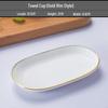 Gold Painted Jingdezhen Ceramic Cup with Lid - High Temp Bone China Tea Cup for Business Meetings and Home
