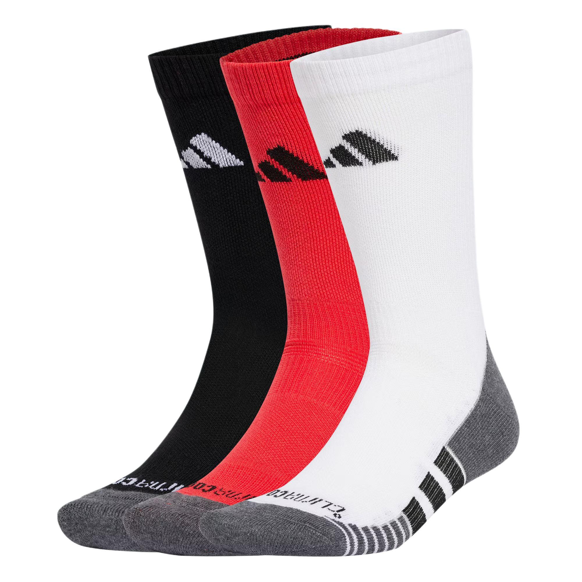 Adidas PRF C CC CRW CLIMACOOL Crew Socks Unisex 3 Pack JC6412 S