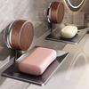 1/2pcs Suction Cup Bathroom Soap Dish Punch-free Shower Soap Holder  for Kitchen Sink