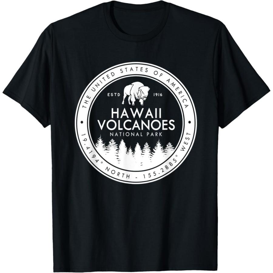 Hawaii Volcano National Park Gifts Souvenir HI T-Shirt XXXXXL чёрный