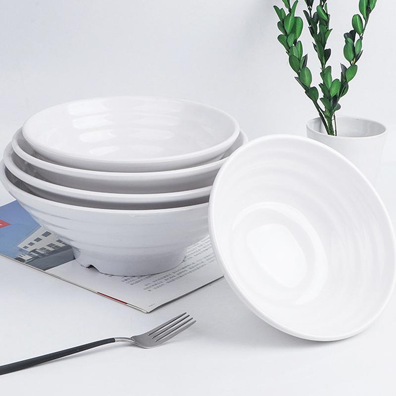 Melamine Noodle Bowl Household Plastic Tableware Restaurant Commercial Ramen Salad Bowl Thickened Not Easily Broken Soup Bowls