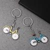 Bike Shaped Bottle Opener Keyring Multifunctional Bike Key Rings Bicycle Keychain  Father's Day