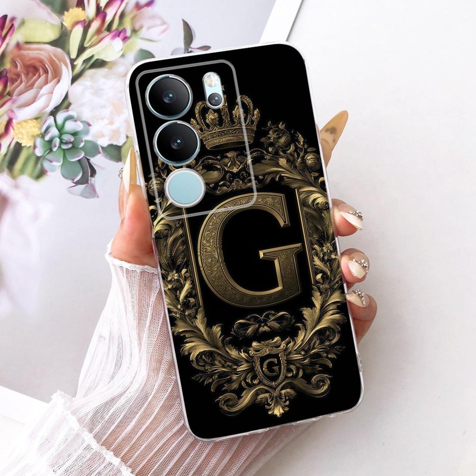 For Vivo V29 Pro Case V2251 Cute Crown Letters Cover Soft Slim Phone Case For Vivo V29e V 29 Pro VivoV29 E V2317 Back Cover Bags