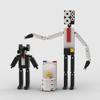 Audio Spider Toilet Man And Monitor Man Toy Titan Audio Tv Man Building Block