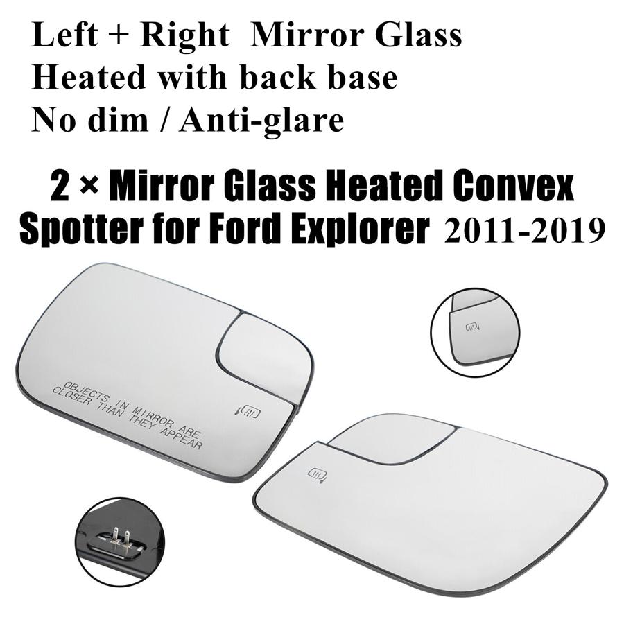 Heated Mirror Glass Left+Right For 2011-19 Explorer Nbb5Z 17K707 L Bb5Z-17K707-U
