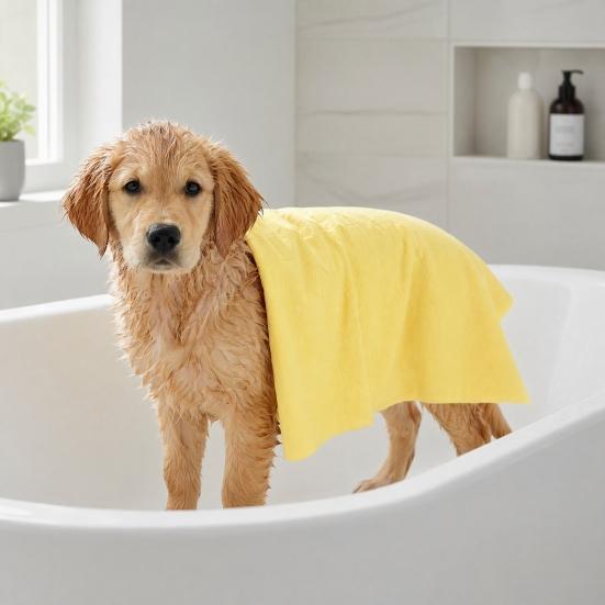Pet Towel for Drying Pets, Soft Highly Absorbent Dog Towel, Pet-Friendly Cat Drying Towel for Dogs And Cats Bath Shower Grooming