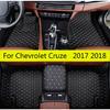 Car Floor Mats For Chevrolet Cruze Sedan 2017 2018    Auto Foot Pads Automobile Carpet Cover Interior Accessories