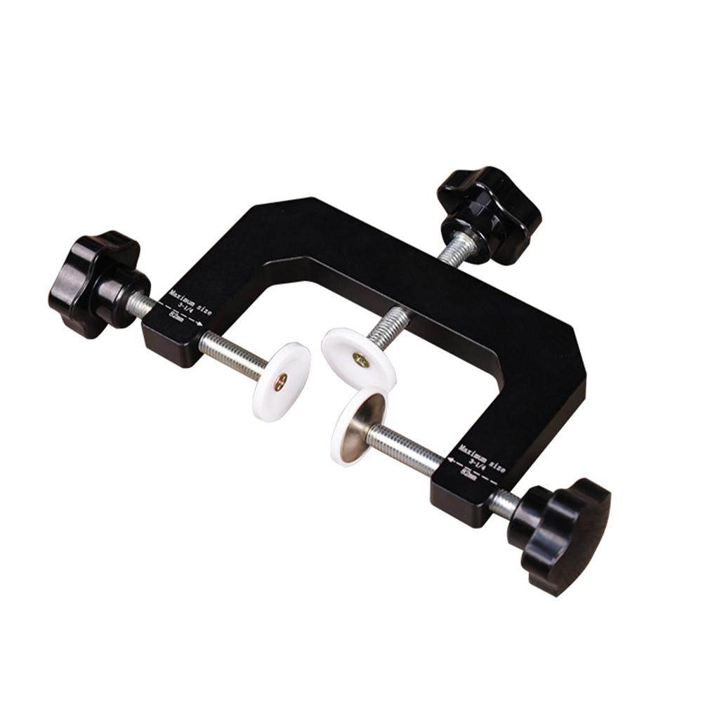 Clemă de fixare pentru prelucrarea lemnului Clemă în formă de G cu trei căi Clemă pentru instalarea dulapurilor Clemă de strângere Forță de strângere Clemă din aliaj de aluminiu Scule de mână