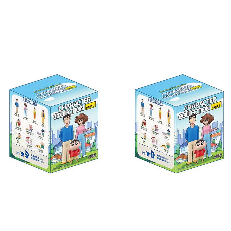 Crayon Shin All In One Series Blind Box Figurines Trendy Collectible Toys Desktop Ornaments Peripheral Birthday Gift Toys