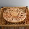 Divinations Energy Pendulums Plate Dowsing Divinations Board Wood Pendulums Witchcrafts Board for Beginner Witchcrafts Supply