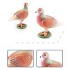 Feather Animal Model Simulated Magpie Pigeon Cuckoo Blue Wren Rusty-breasted Tit Solid Model Ornament PVC Bird Statue Figurine Desktop Decoration