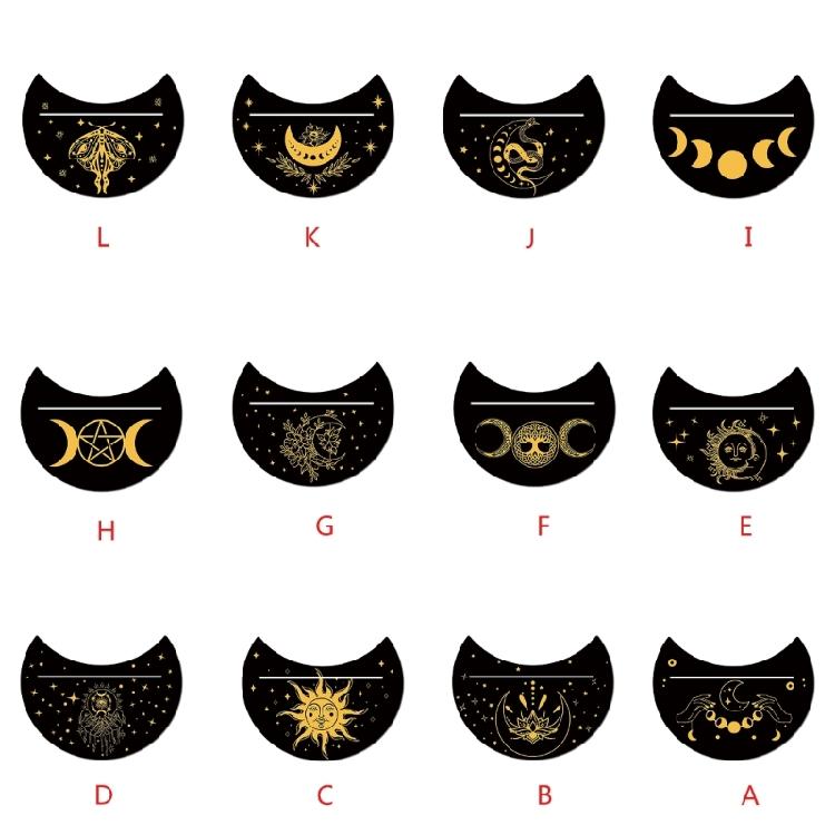 Moon Phases Tarot Altar Stand Holder Witchcraft Supplies Wood Tarot Stand Holder