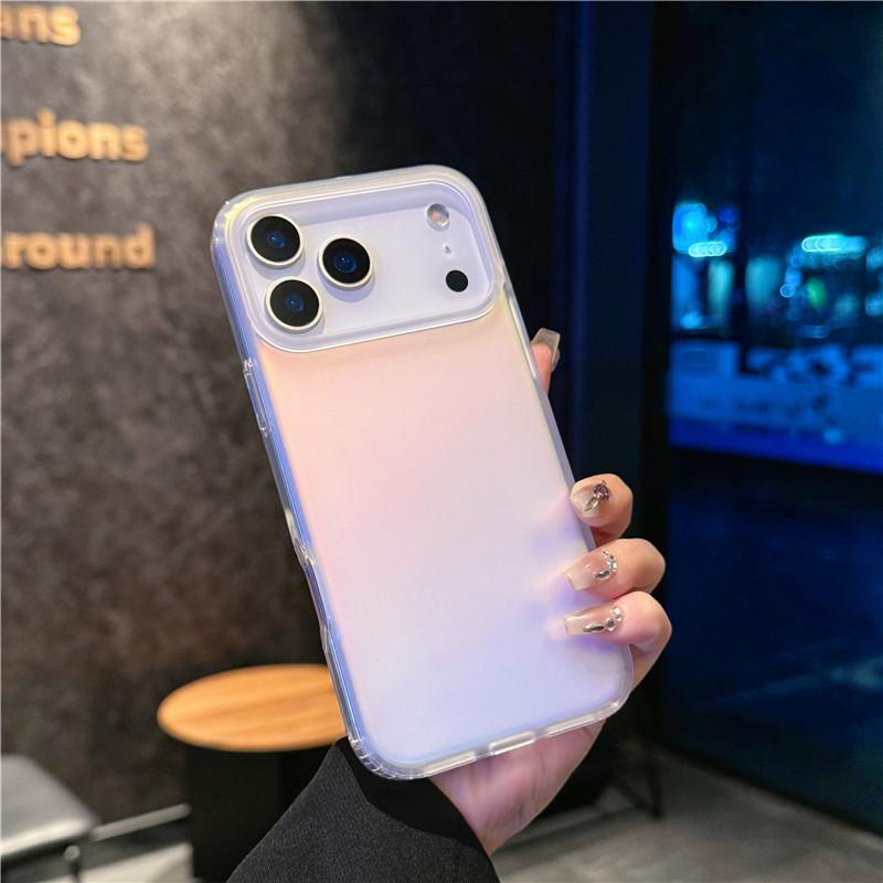 Suitable for iPhone 17 phone case, Apple 17 Promax laser gradient 17Air colorful chameleon magnetic suction case