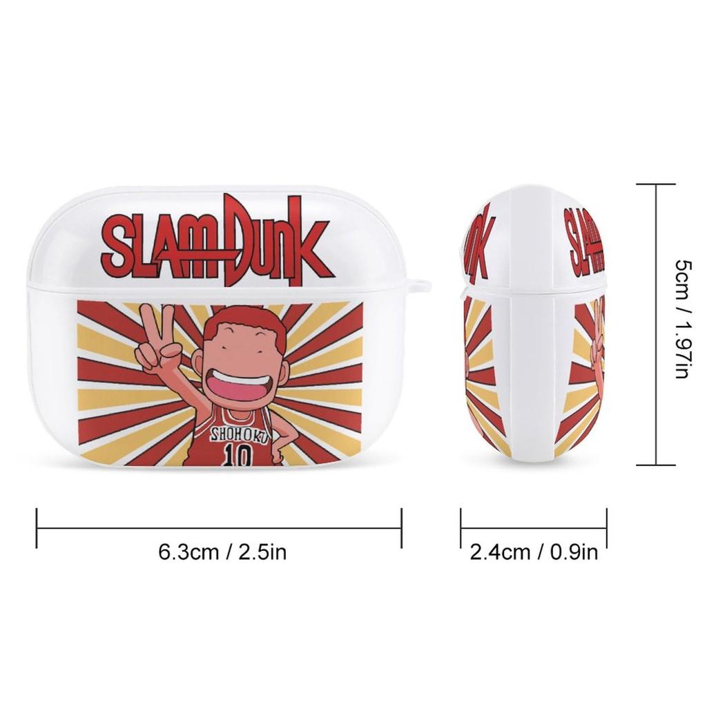 Husă Slam Dunk Airpods Pro2 Husă Personaj Drăguț Airpods Pro Generația a 2-a Husă Portabilă Airpods cu Carabină Husă Protectoare pentru Căști Pro
