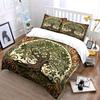 Vintage Tree Artwork Decoration Set Soft Skin-Friendly Bedding Set Includes 1 Duvet Cover And 2 Pillowcase Gift