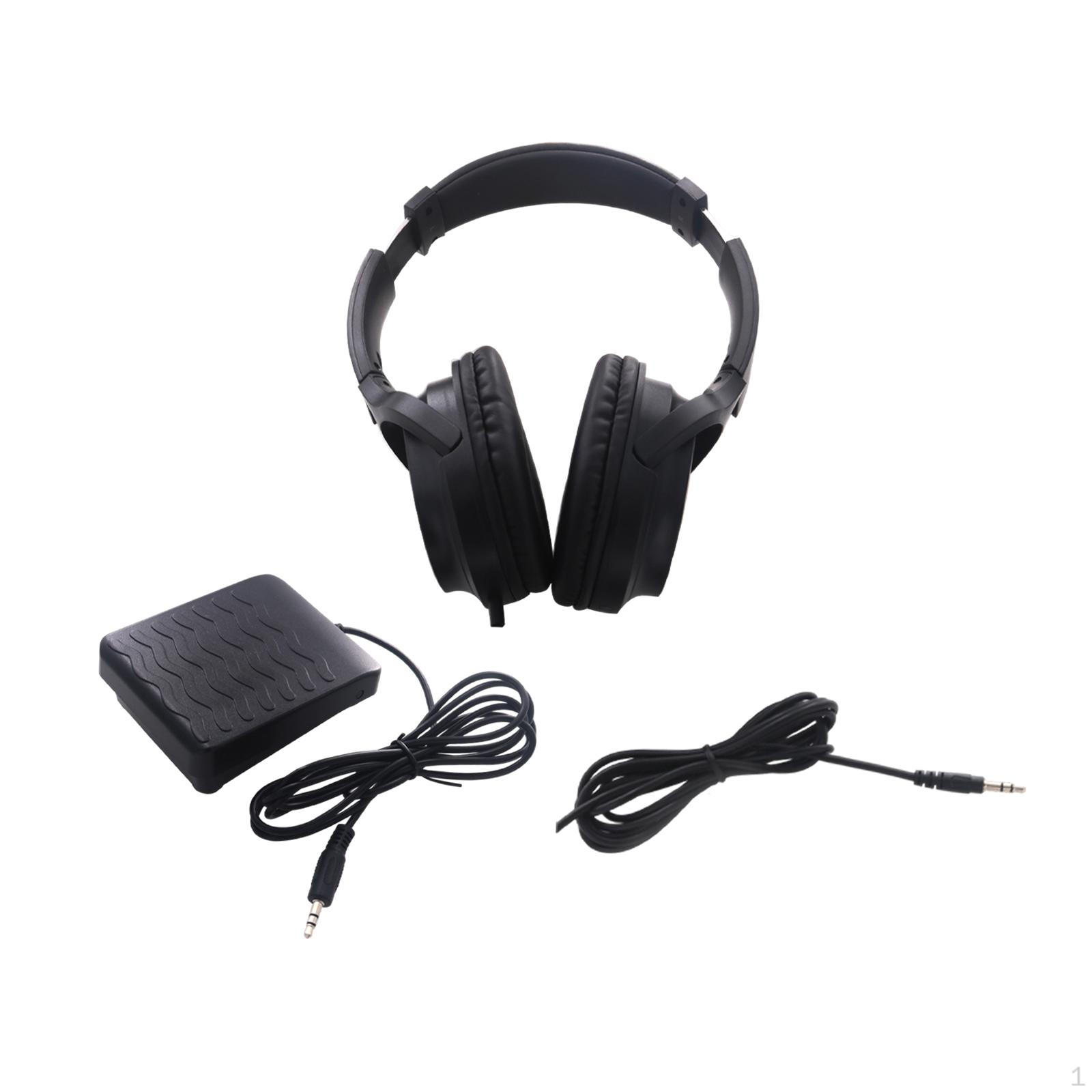 

Педаль сустейна для электропианино и наушники с ножным 3,5 мм разъемом, выдвижная гарнитура